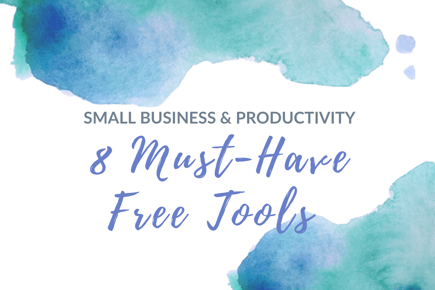 8 free small business productivity tools
