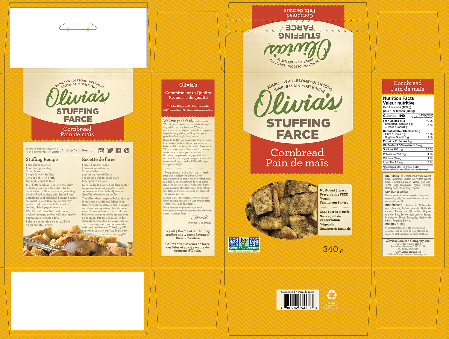 Bilingual Canadian Food Packaging